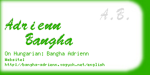 adrienn bangha business card